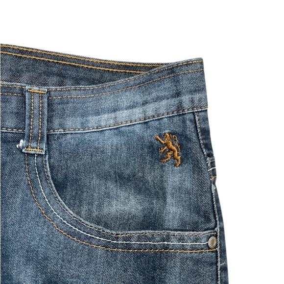 Lion’s Crest by English Laundry Straight Leg Classic Blue Denim Jeans Size 46x32 - Picture 3 of 5